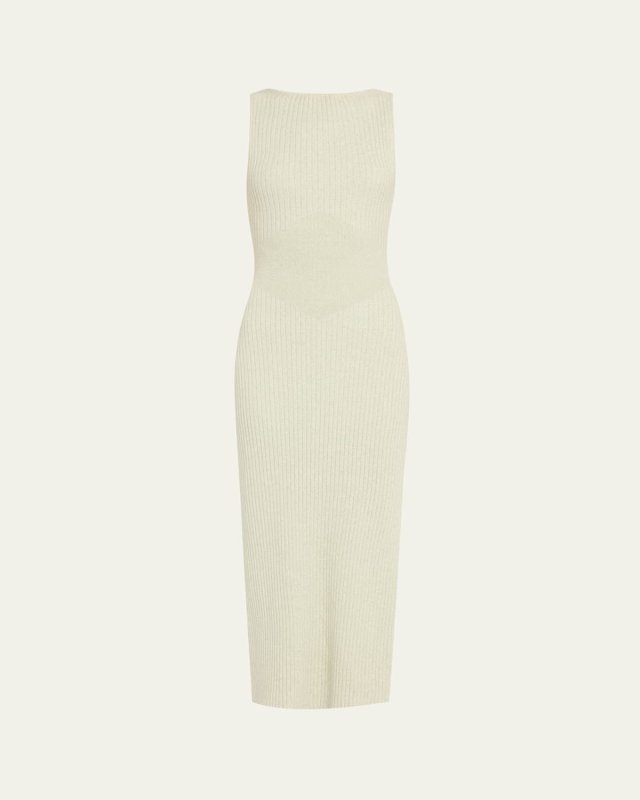 Dakota Sleeveless Rib Midi Dress
